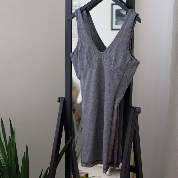 Bodycon Gray Mini Dress - Picture 1 of 3